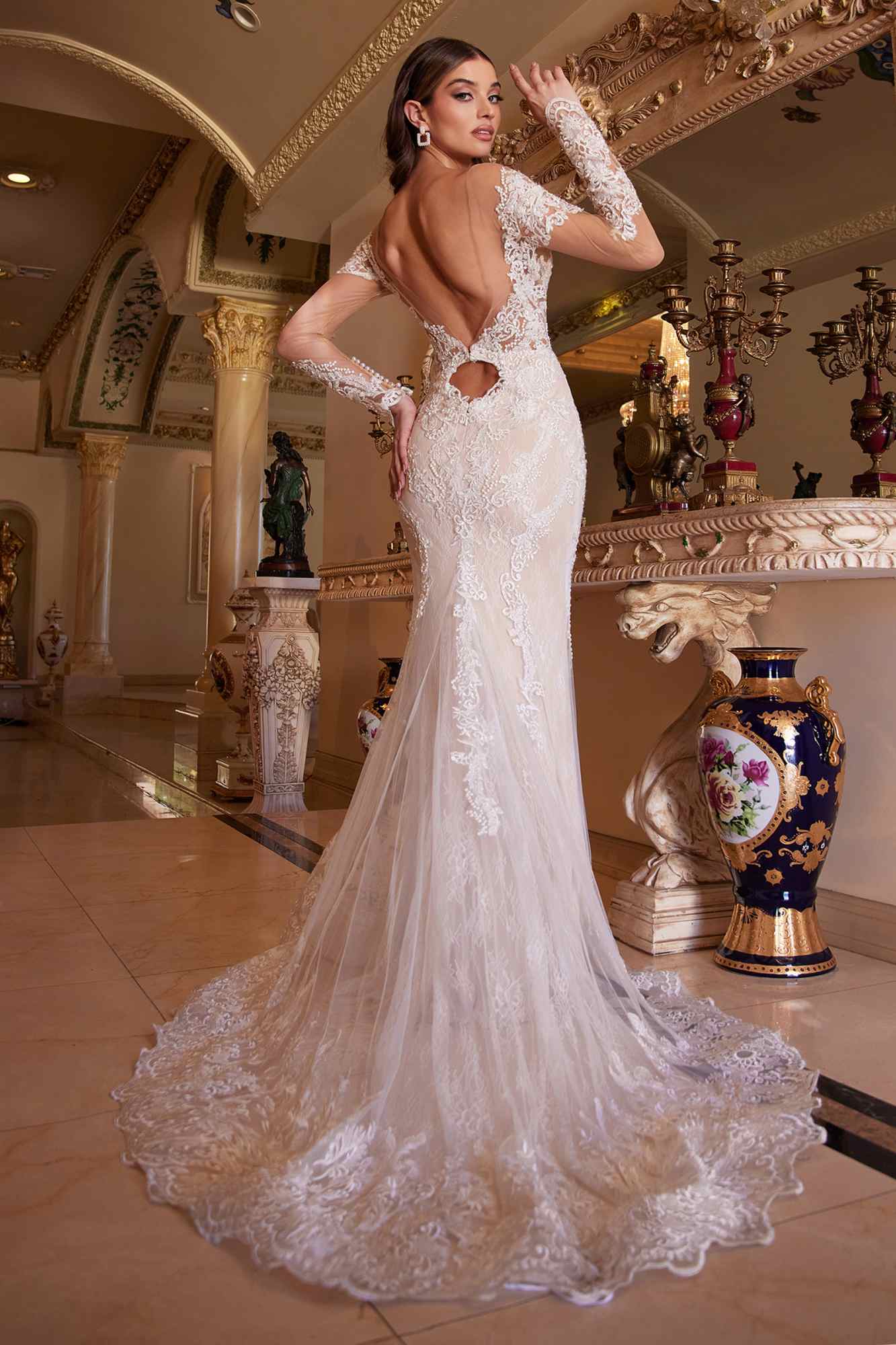 Dress | Andrea & Leo A1022 Bohemian Lace Mermaid Gown