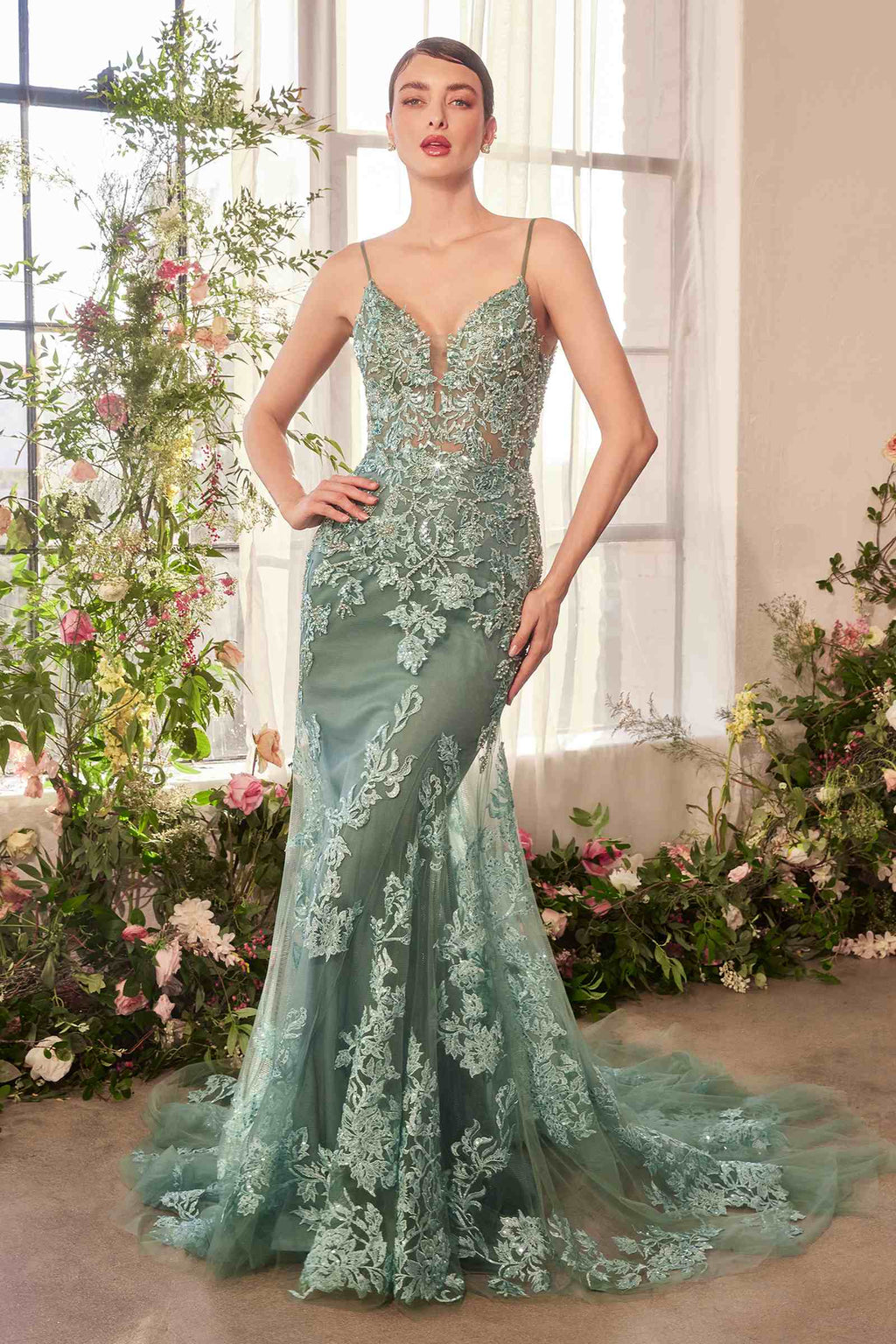 Andrea & Leo A1421 Dress Foliage Beaded Lace Mermaid Gown is a women dress selected for beach outings, parties, dressy days, photos, vacations, and special-occasion wardrobe planning. Fabric and silhouette details support occasion wear, beach outfits, party styling, and wardrobe planning. A wearable option for shoppers comparing size, silhouette, fabric, occasion, and outfit styling before purchase. Available size options help shoppers choose the right garment variant from the listing.