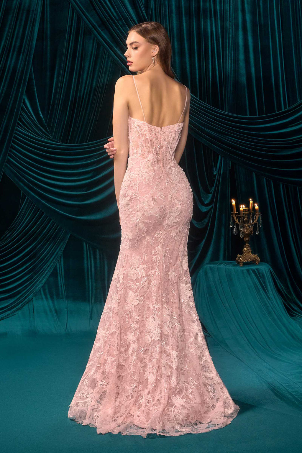 Dress | Andrea & Leo A1499 Ethereal Floral Lace Thigh