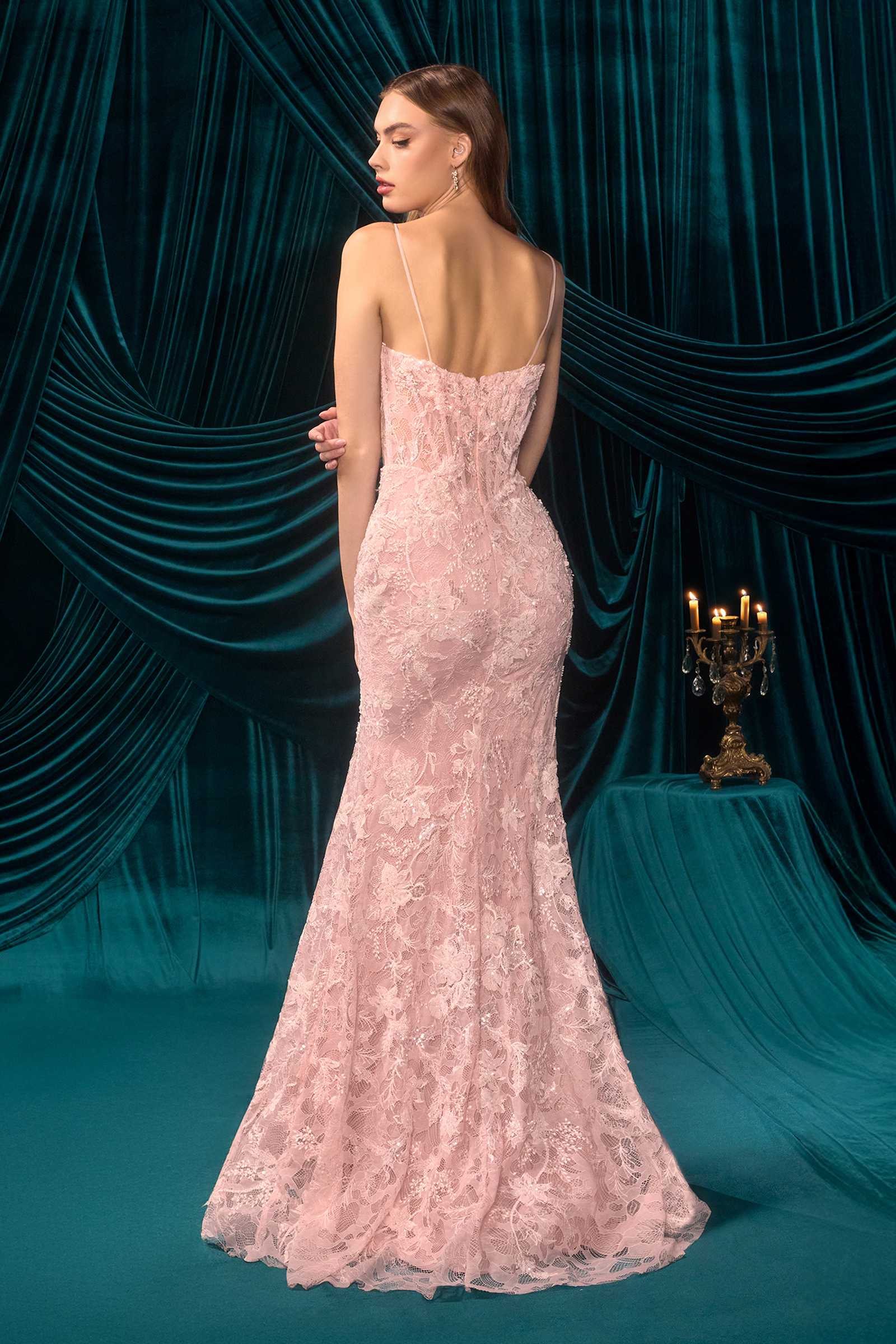 Dress | Andrea & Leo A1499 Ethereal Floral Lace Thigh