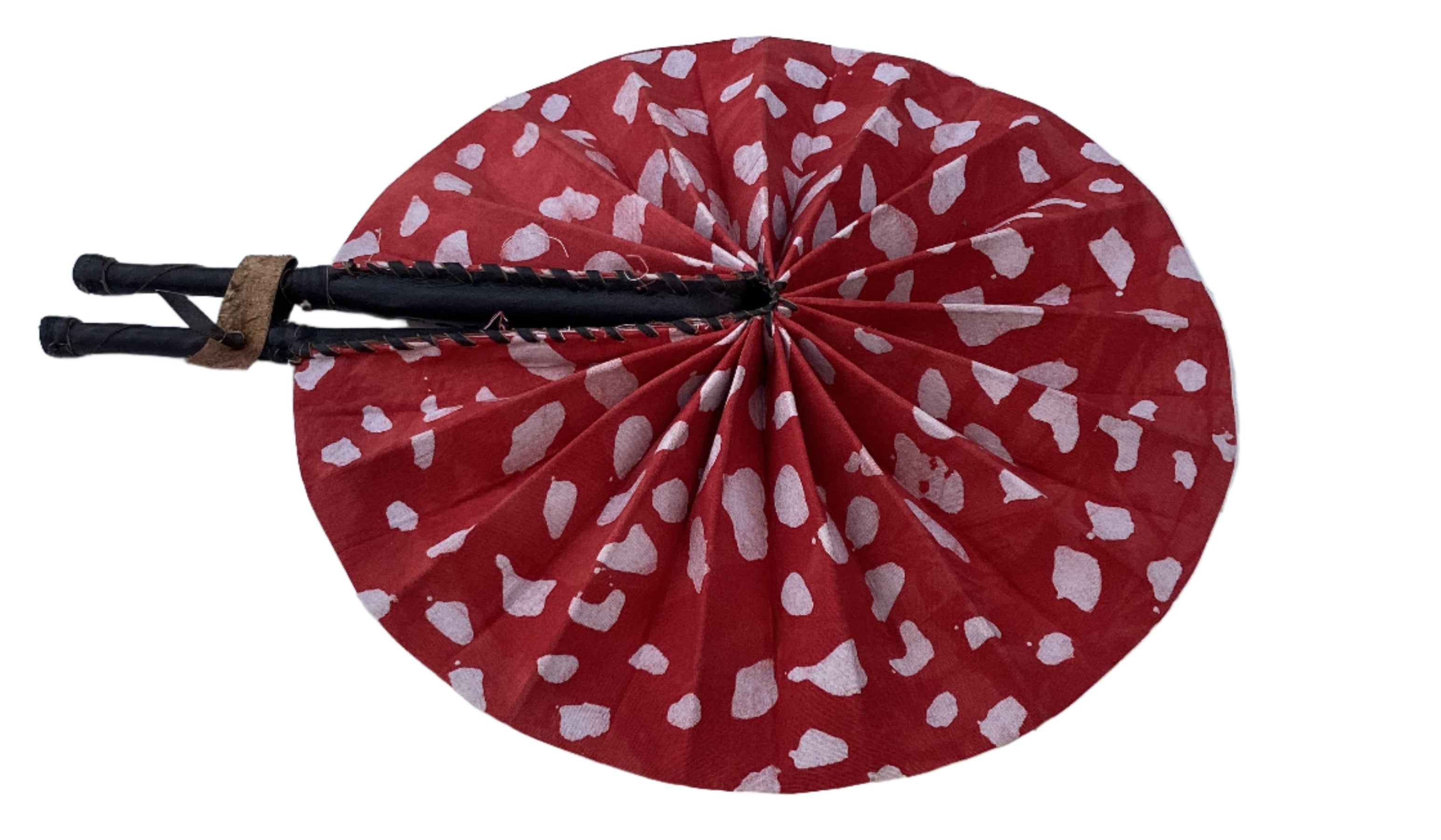 Fan | African Wax Print Fan, Handmade in Ghana