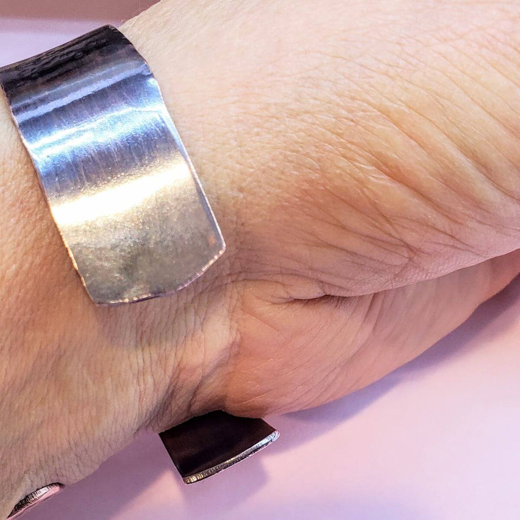Cuff Bracelet | Copper Sculpted Angel Wing Frame Cuff Bracelet