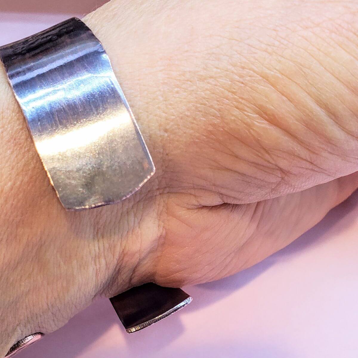 Cuff Bracelet | Copper Sculpted Angel Wing Frame Cuff Bracelet