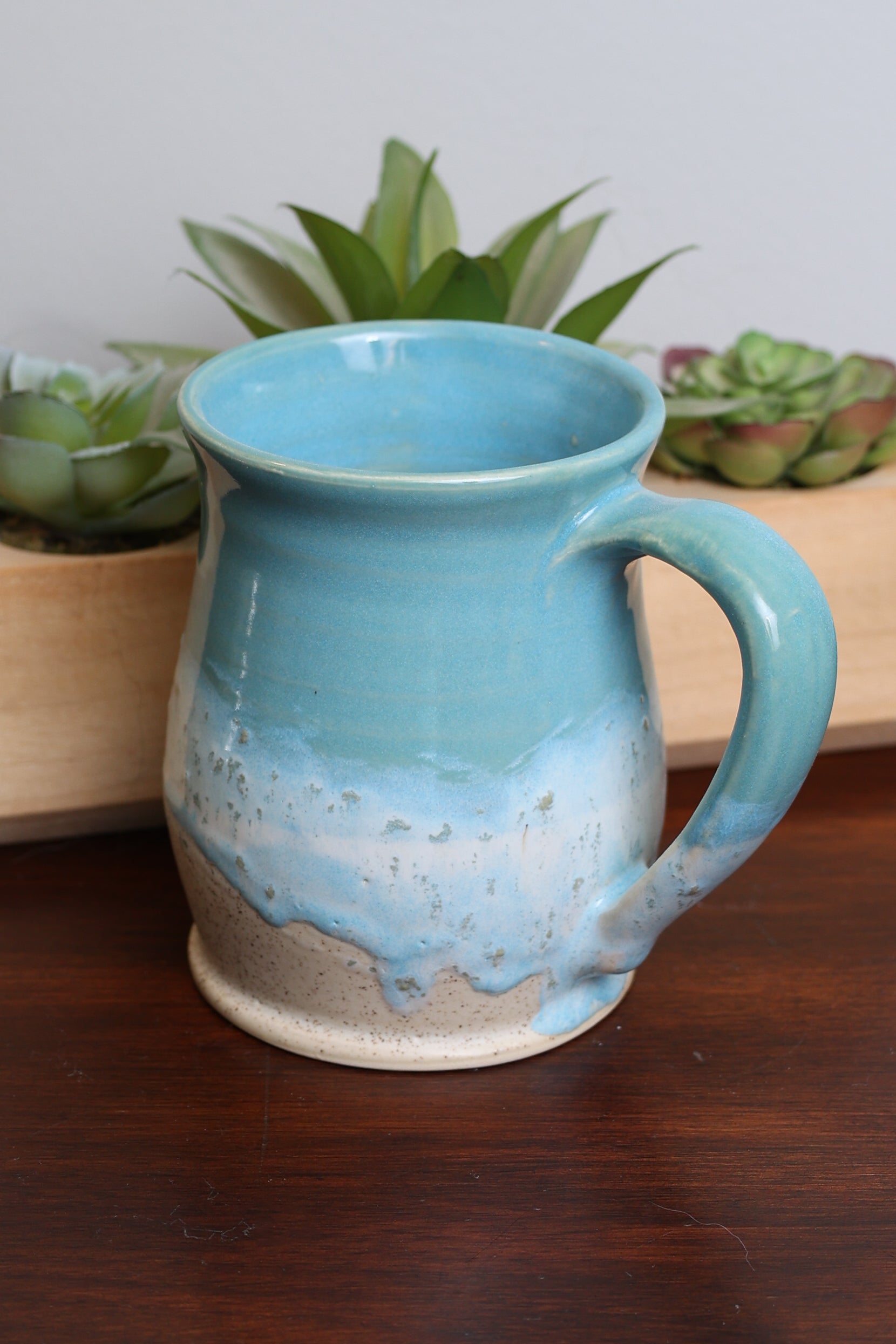 Ocean Mugs- Made to order- Ceramic Mugs with Coastal Glaze is a ceramic mug selected for coffee, tea, cocoa, desk drinks, morning routines, kitchen shelves, and drinkware gifts. Ceramic drinkware styling works for coffee, tea, cocoa, desk drinks, and kitchen shelves. A giftable choice for coffee lovers, tea drinkers, teachers, coworkers, grandparents, hosts, and cozy readers. Listing details help shoppers compare the item type, use, style, and intended recipient before purchase.