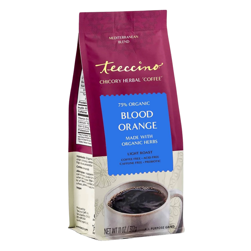 Herbal Coffee | Teeccino | Blood Orange Chicory Herbal Coffee