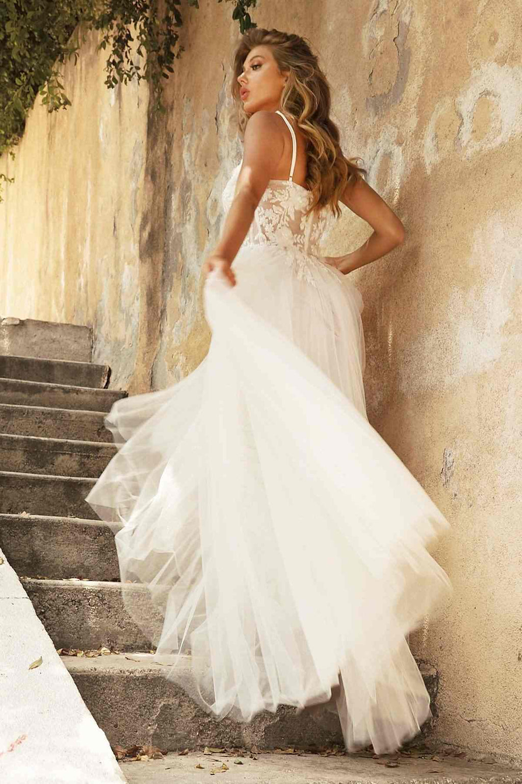 Wedding Dress | Cinderella Divine Cb072w Layered