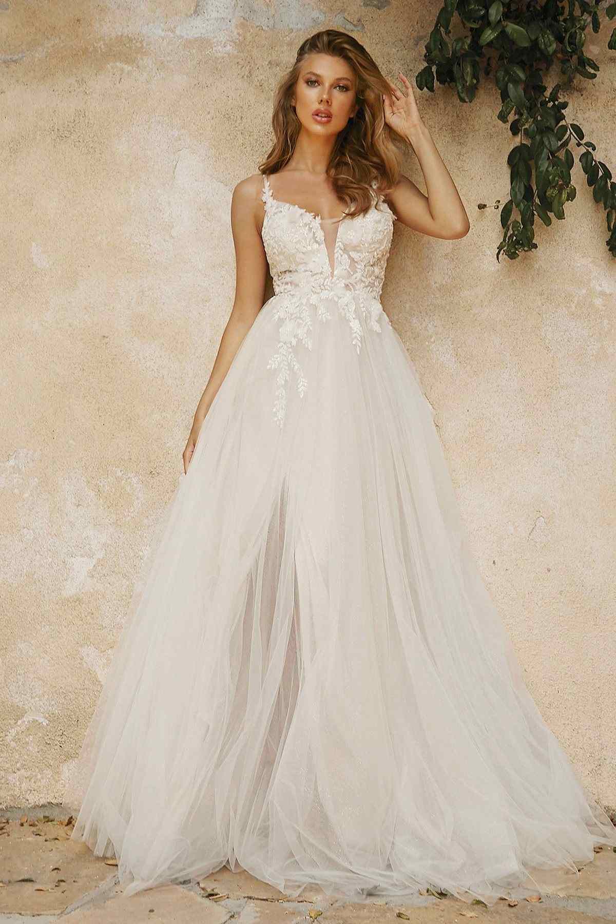 Wedding Dress | Cinderella Divine Cb072w Layered