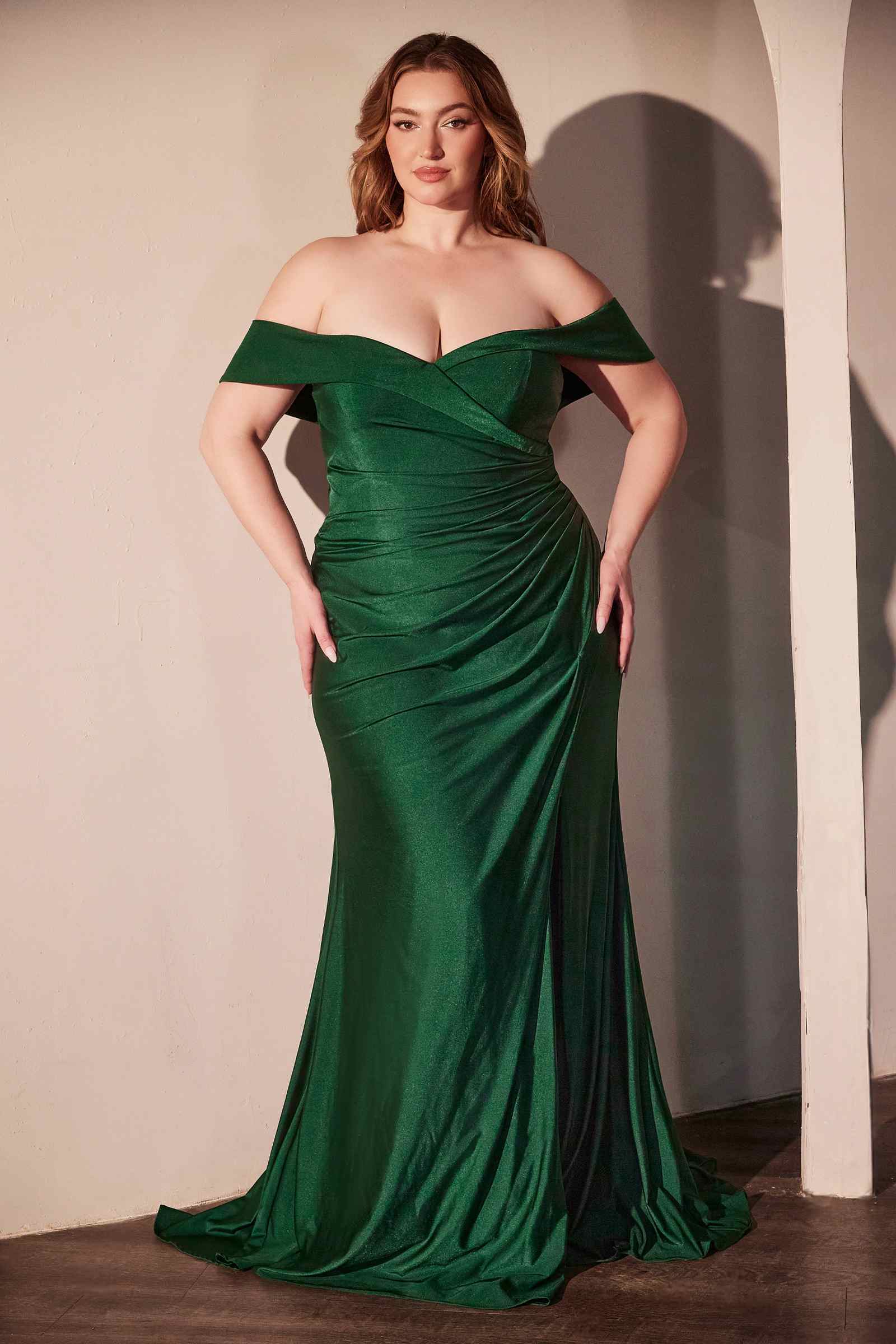 Bridal Party Dress | Ladivine Cd790c Dress Off the Shoulder Stretch Spandex