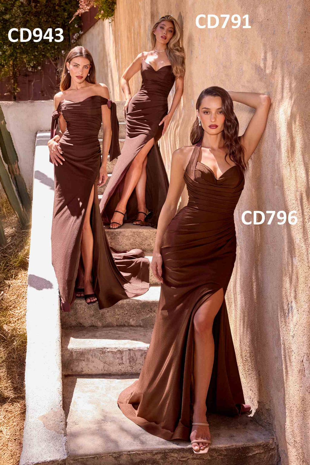 Dress | Ladivine Cd791 Dress Strapless Stretch Satin Fitted Gown