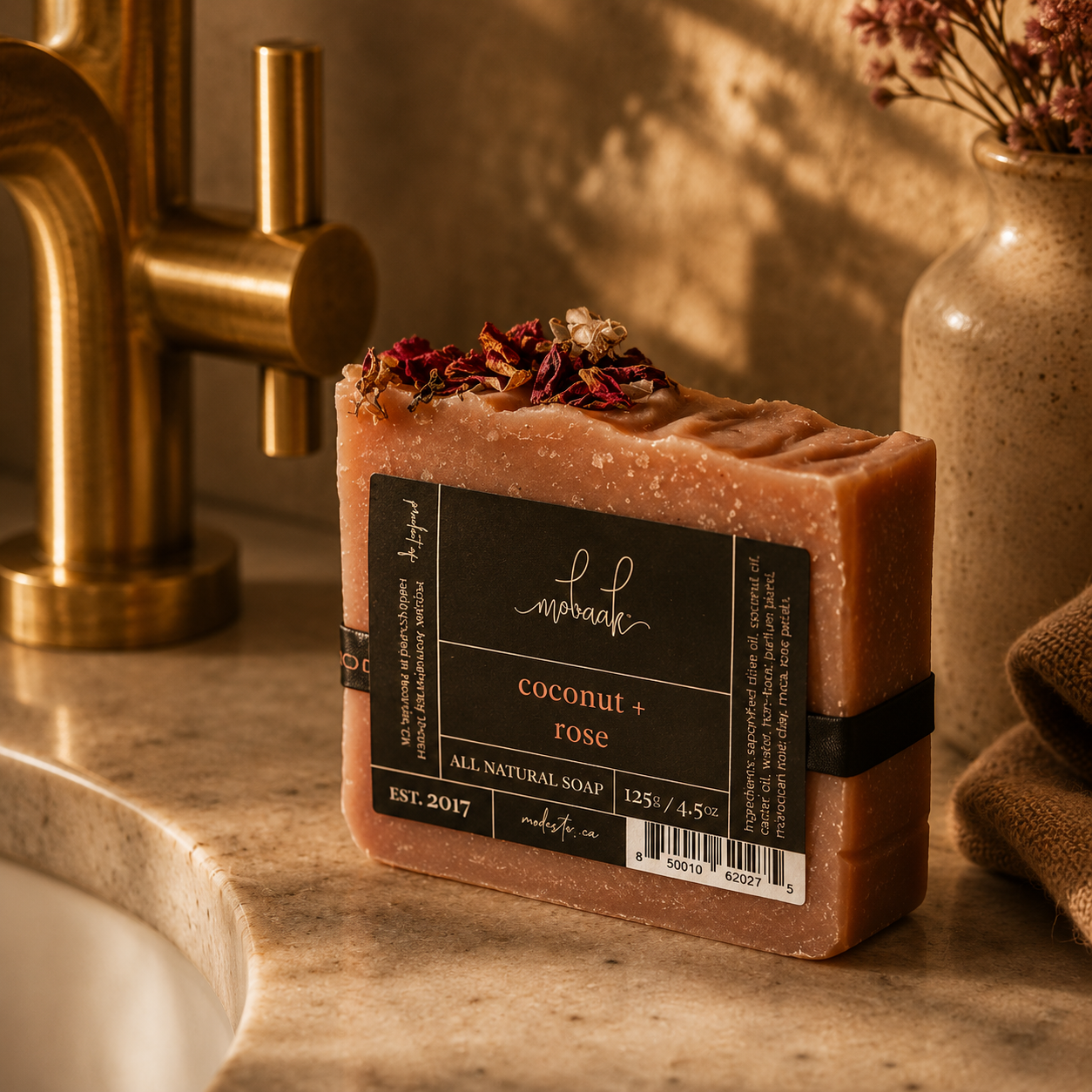 Soap | Coconut + Rose All Natural Soap