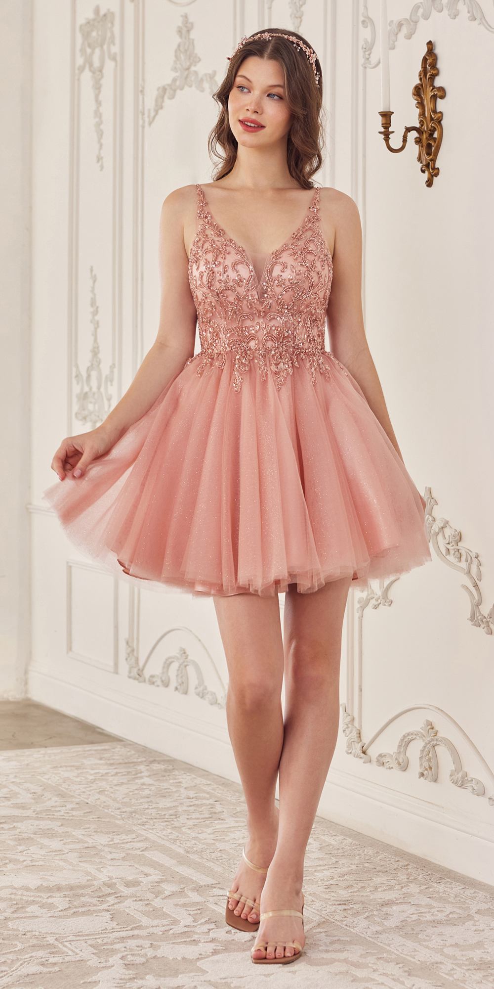 Dress | Ladivine Cy022 Beaded