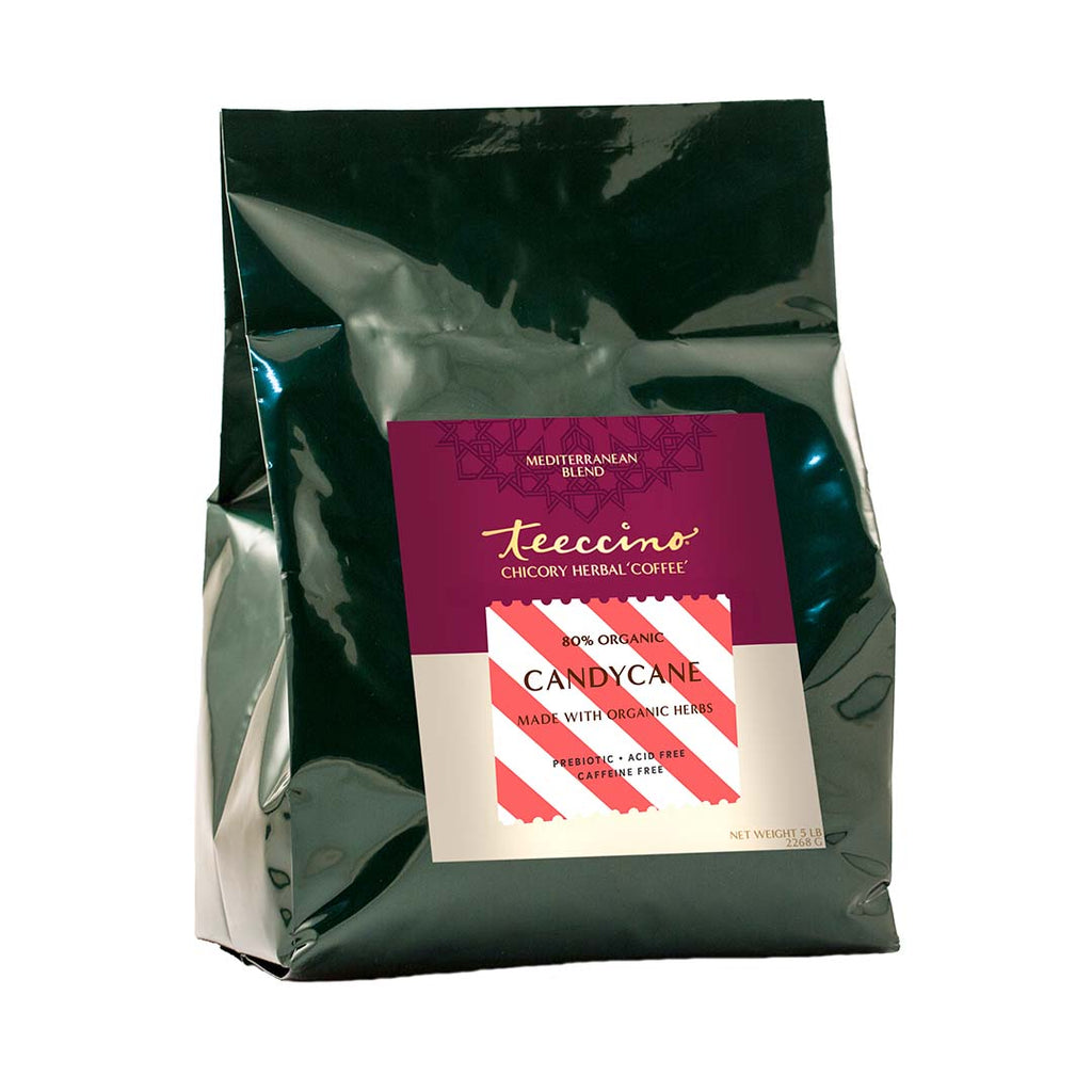 Herbal Coffee | Teeccino | Candy Cane Chicory Herbal Coffee