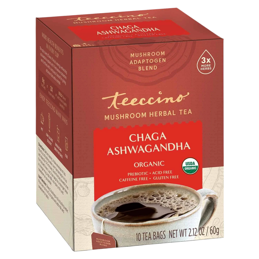Té de Chaga Ashwagandha Butterscotch en Crema de Champiñones y Hierbas