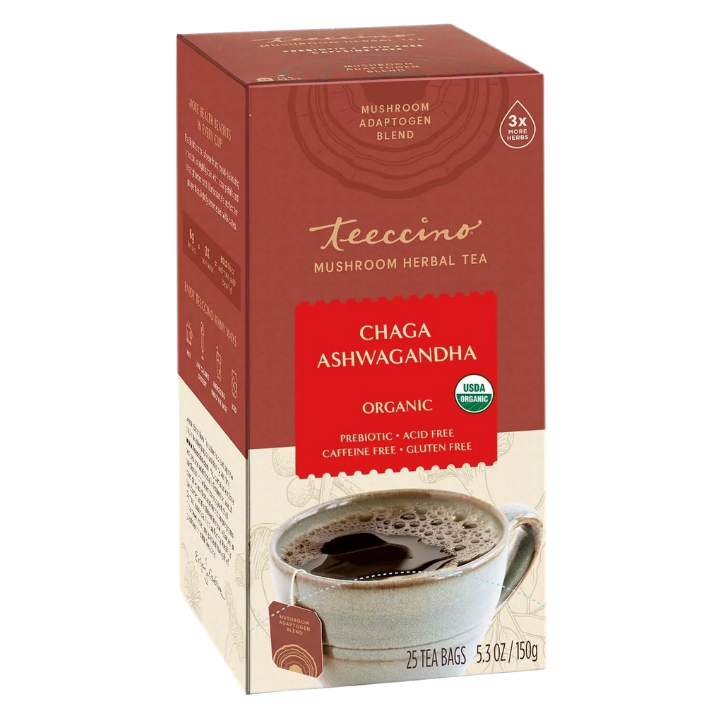 Té de Chaga Ashwagandha Butterscotch en Crema de Champiñones y Hierbas