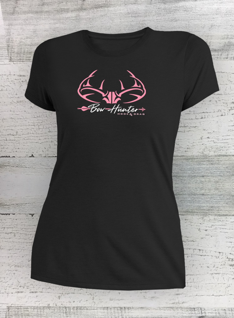 Dama HD Cazadora con Lazo I - Manga Corta - Camiseta Perfect Tri ® para mujer
