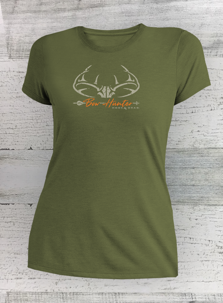 Dama HD Cazadora con Lazo I - Manga Corta - Camiseta Perfect Tri ® para mujer