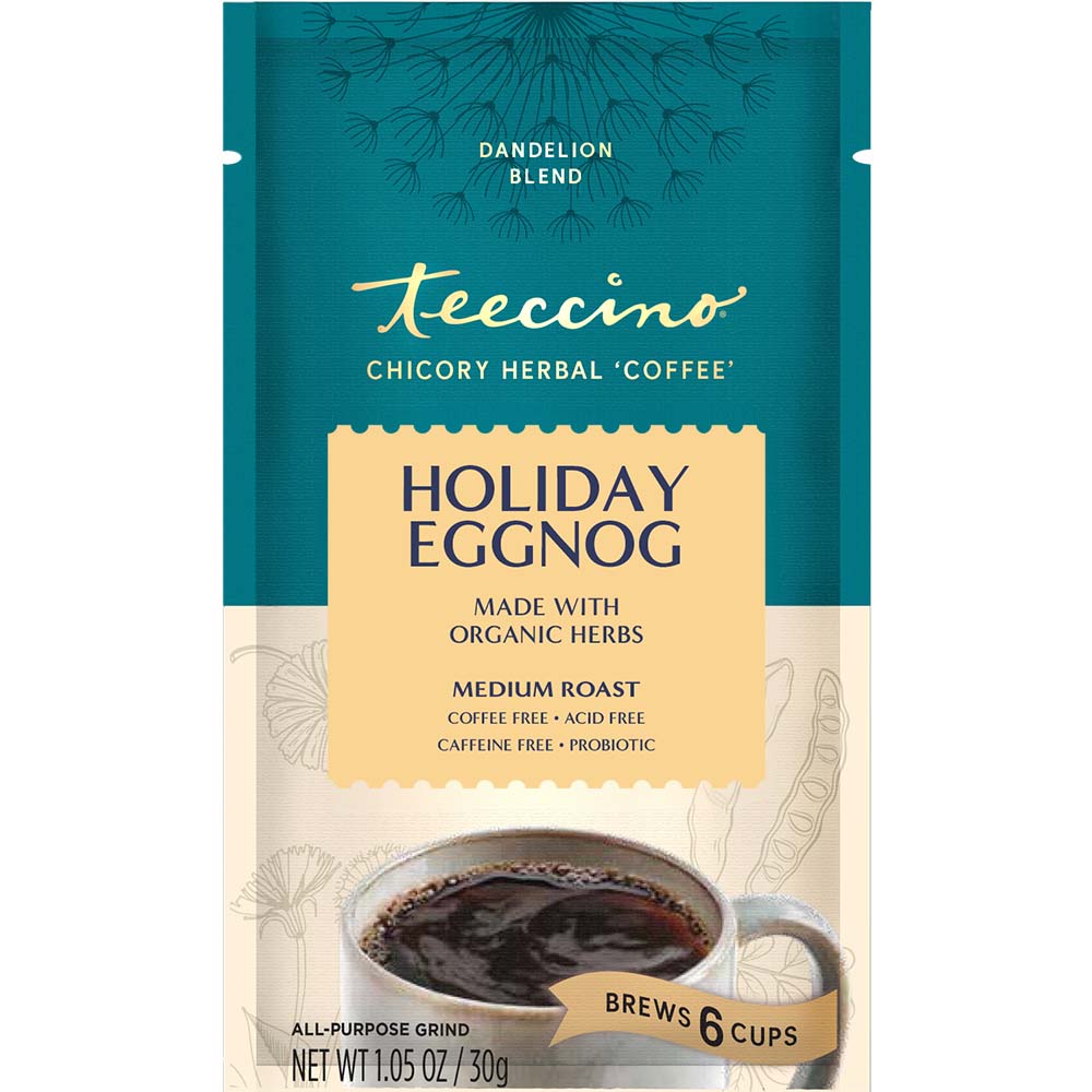 Herbal Coffee | Teeccino | Holiday Eggnog Herbal Coffee