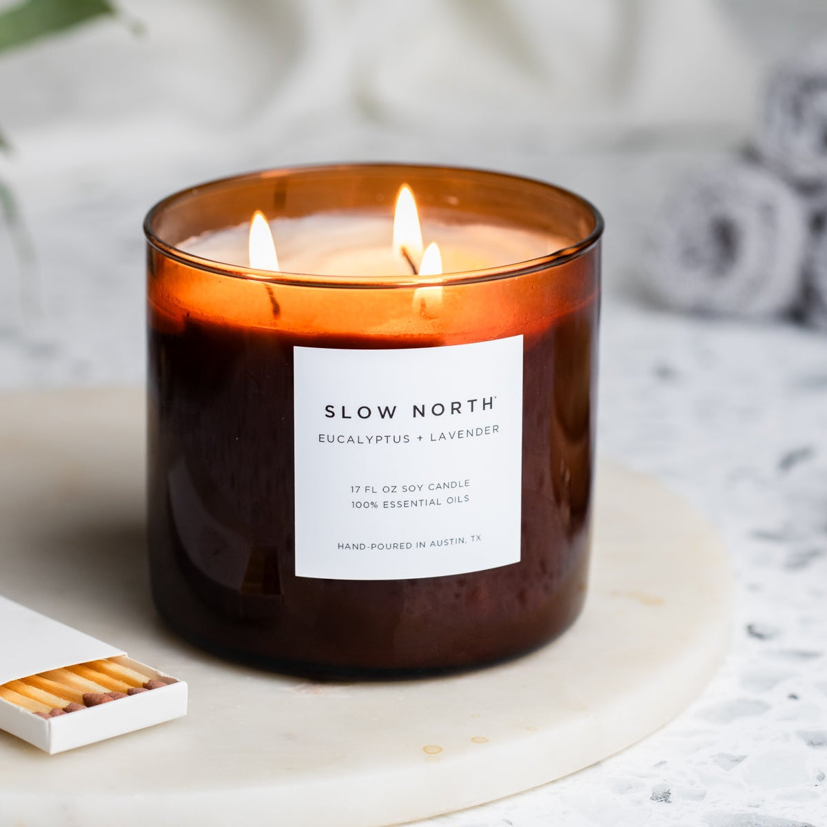 Eucalyptus Lavender Signature 3 Wick Candle
