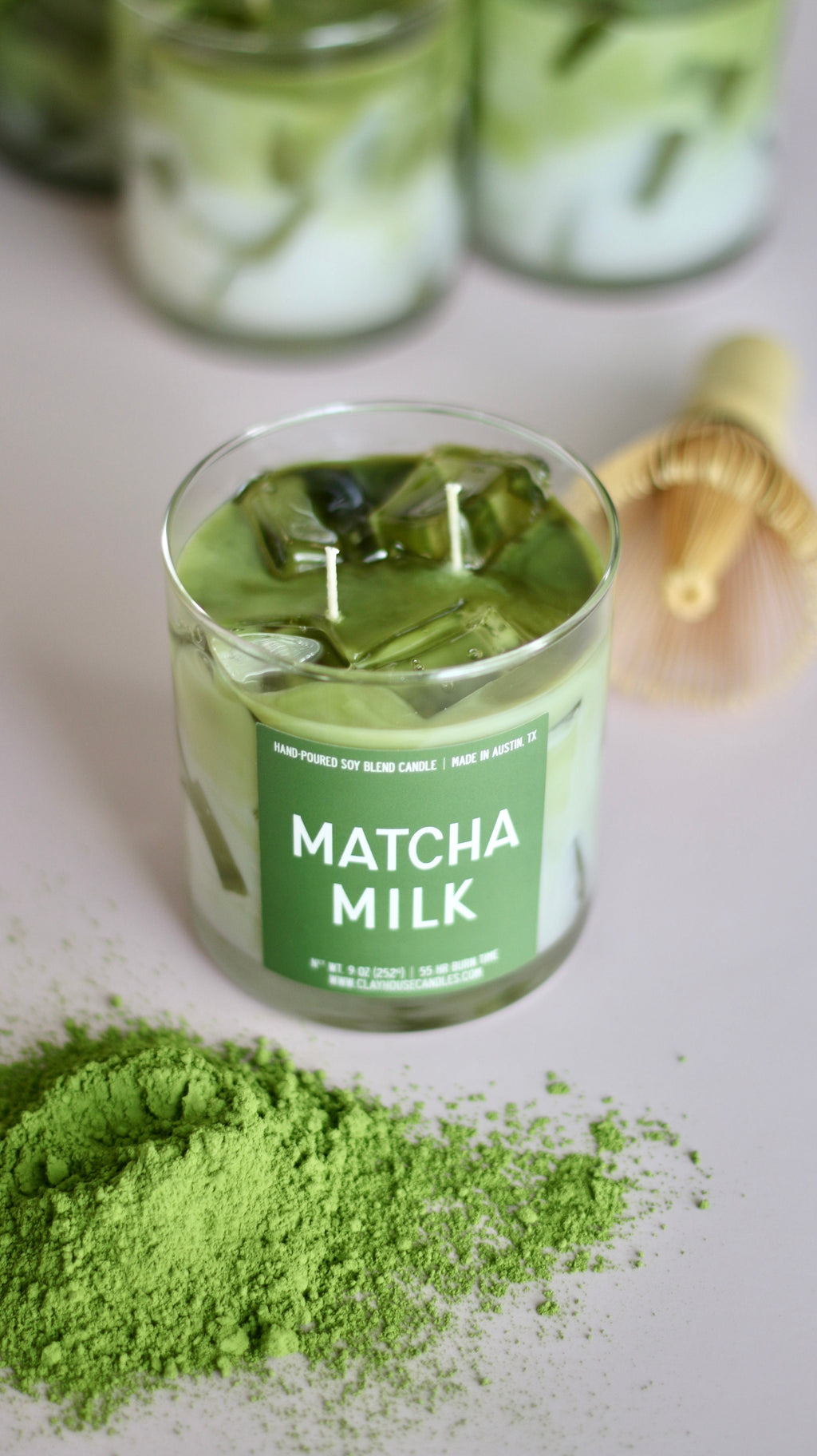 Candle | Matcha Milk Container Candle