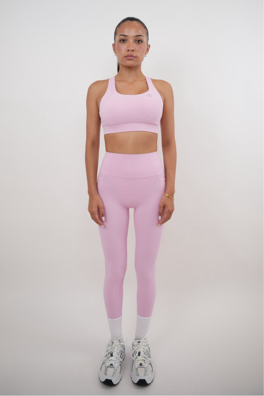 Mallas de secado rápido con estampado I Am Glowing Pink Blossom