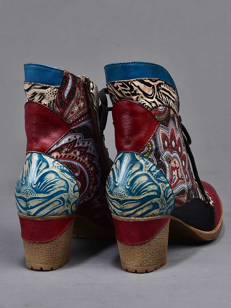 Ankle Boot | Dalia Leather Bohemian Ankle Boots