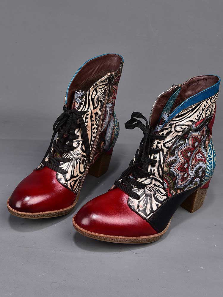 Ankle Boot | Dalia Leather Bohemian Ankle Boots