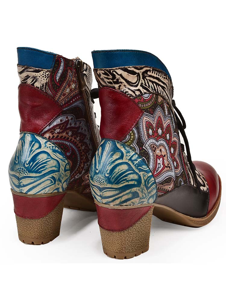 Ankle Boot | Dalia Leather Bohemian Ankle Boots