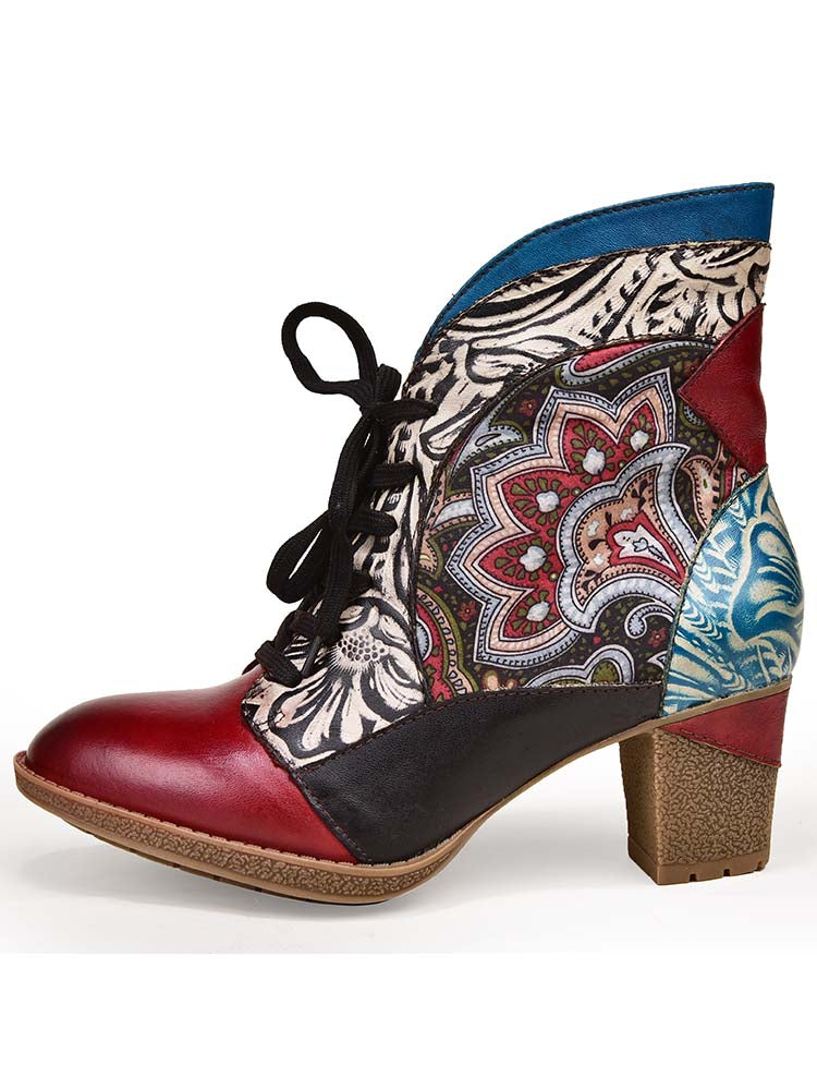 Ankle Boot | Dalia Leather Bohemian Ankle Boots