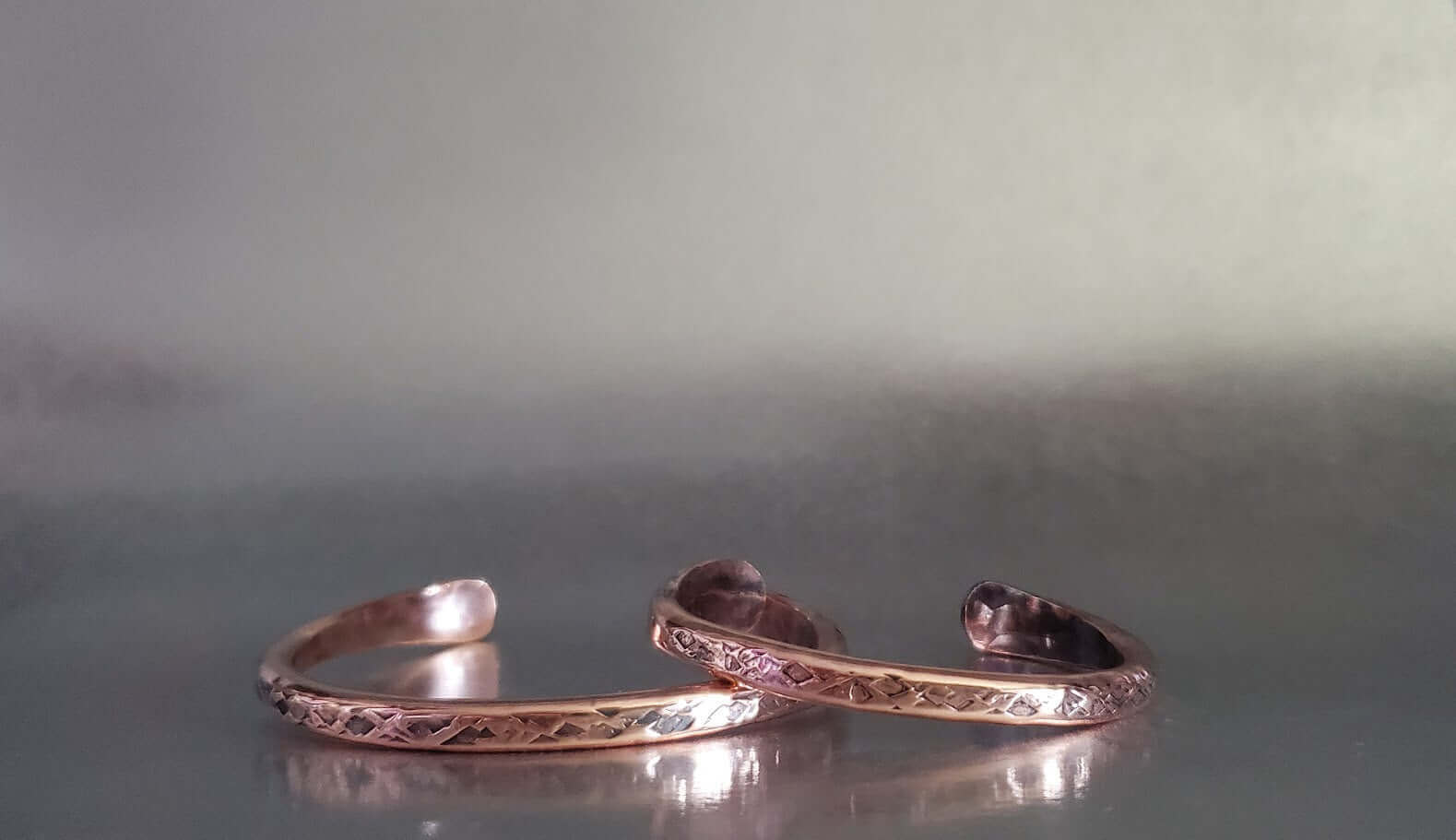 Bracelet | Handmade 2 Ounce 6 Gauge Copper Hammered Bigga