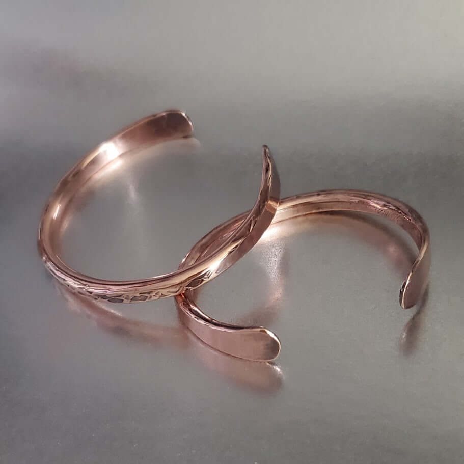 Bracelet | Handmade 2 Ounce 6 Gauge Copper Hammered Bigga