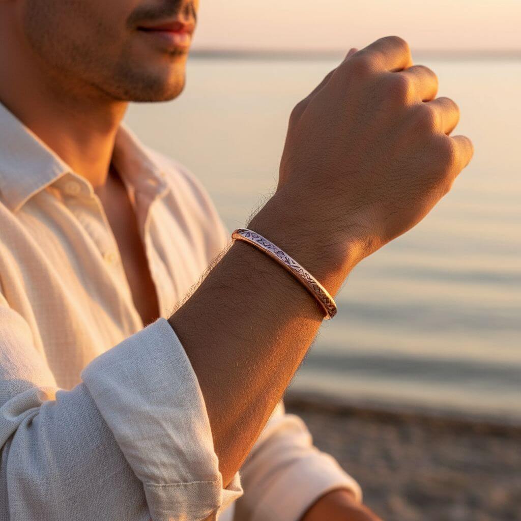 Bracelet | Handmade 2 Ounce 6 Gauge Copper Hammered Bigga