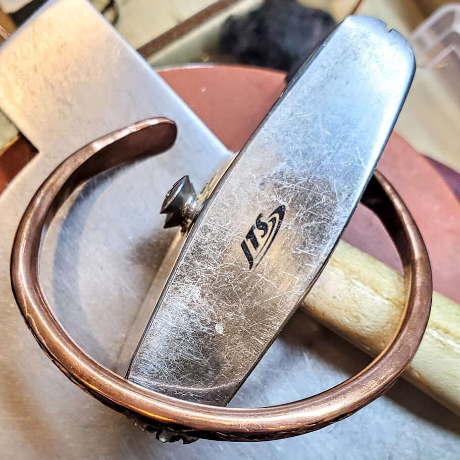 Bracelet | Handmade 2 Ounce 6 Gauge Copper Hammered Bigga