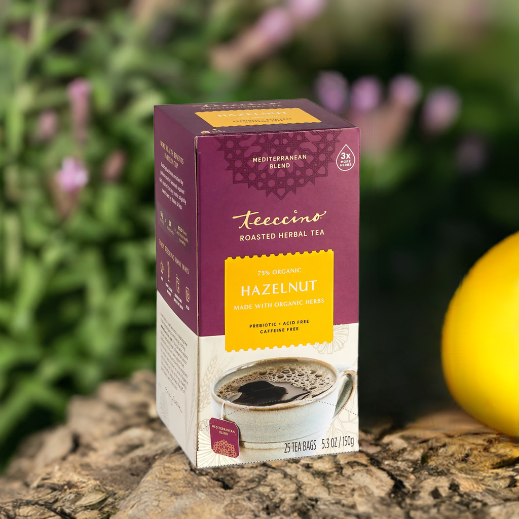 Té de hierbas tostado de avellana