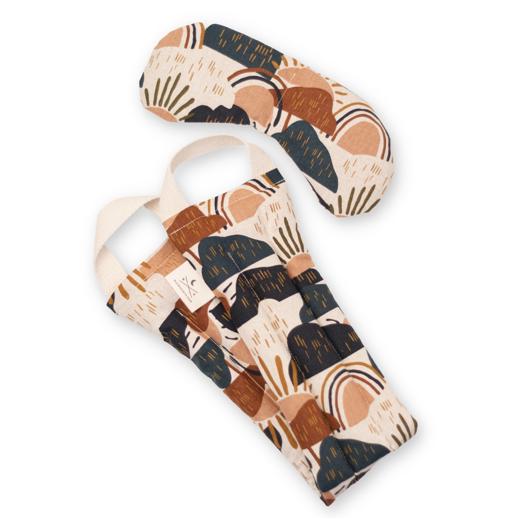 Eye Mask Neck Wrap Bundle Rainbow Hill