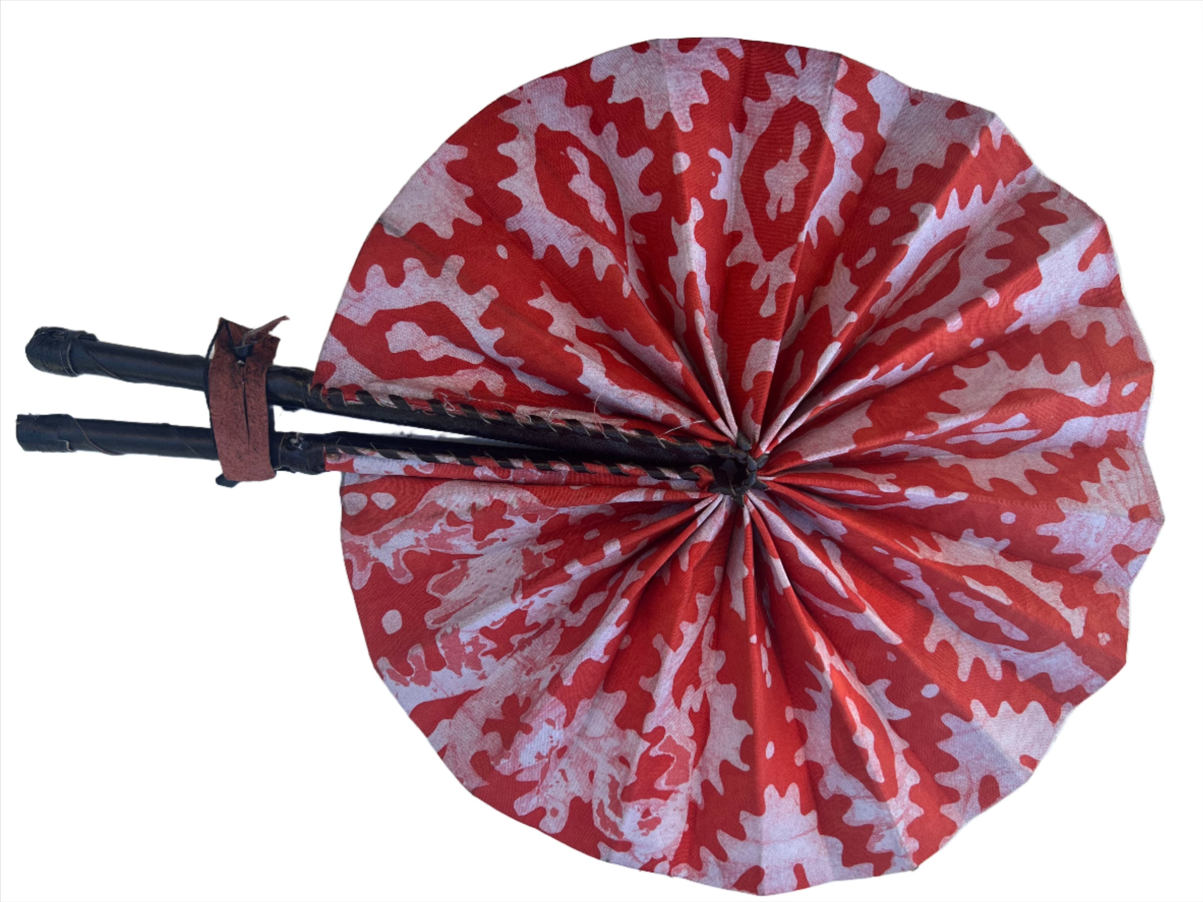 Fan | African Wax Print Fan, Handmade in Ghana