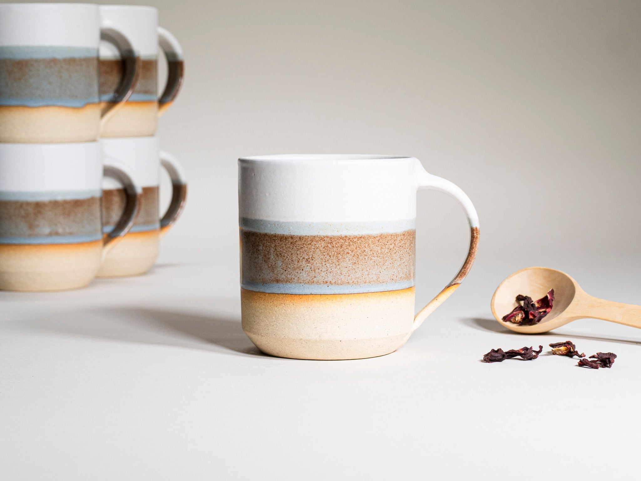 Tea | Ceramic Coffee Tea Mug with Handle Brown