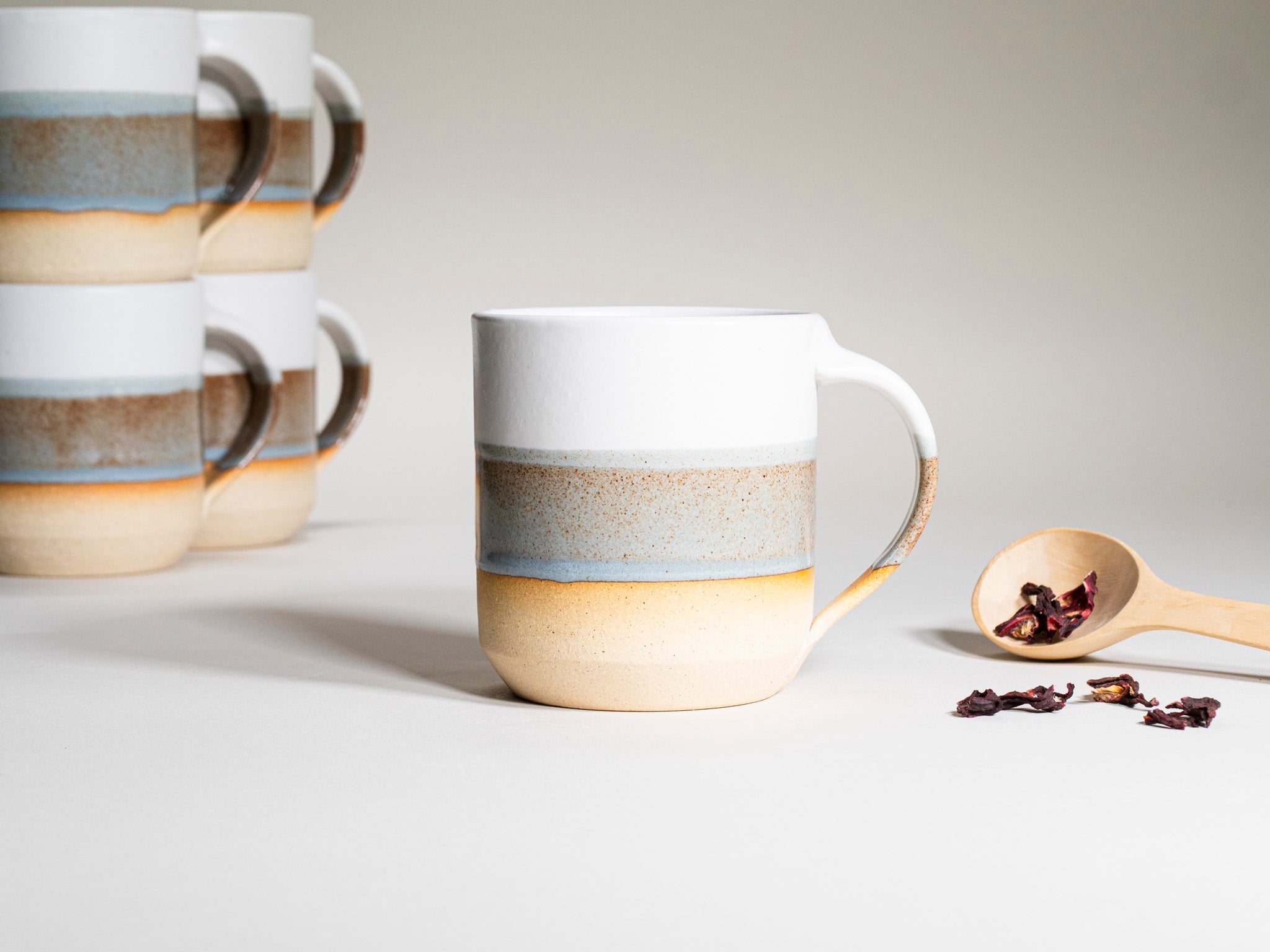 Tea | Ceramic Coffee Tea Mug with Handle Brown