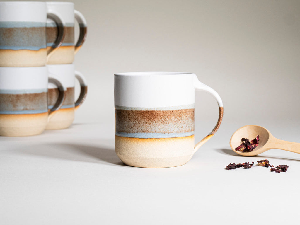 Tea | Ceramic Coffee Tea Mug with Handle Brown