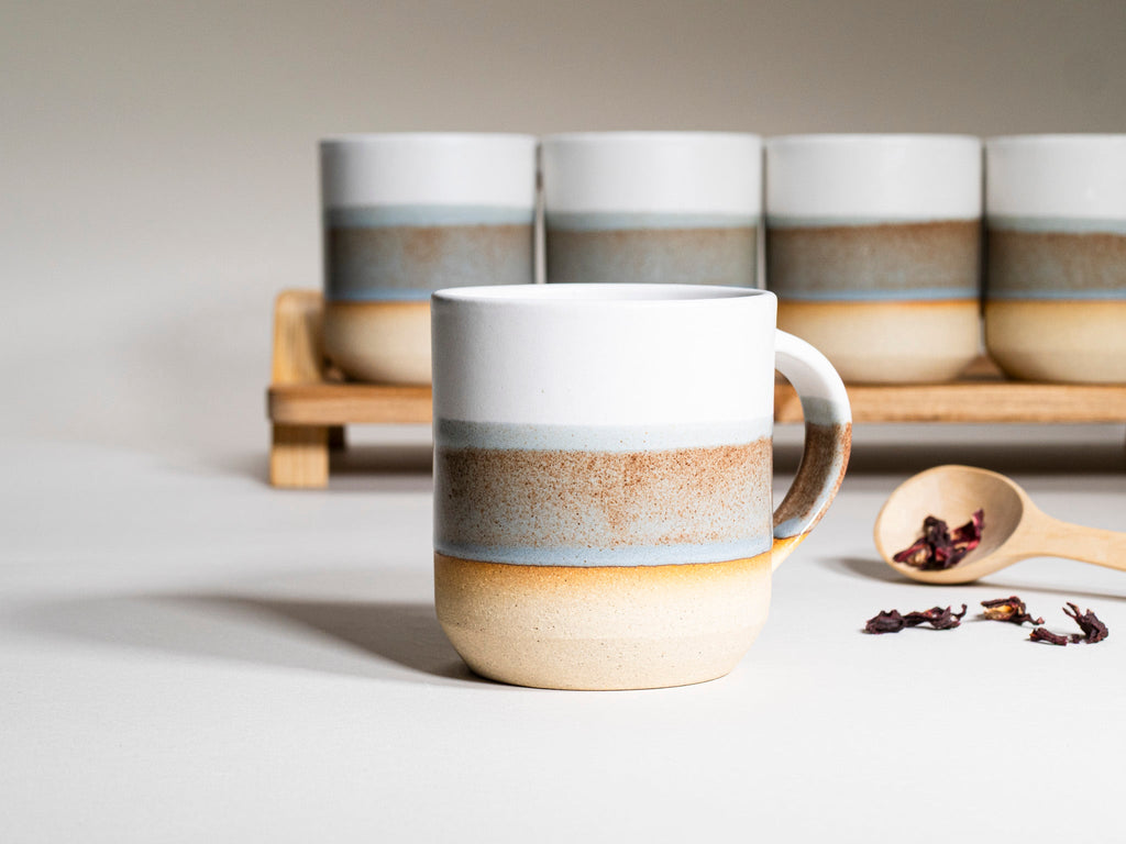 Tea | Ceramic Coffee Tea Mug with Handle Brown