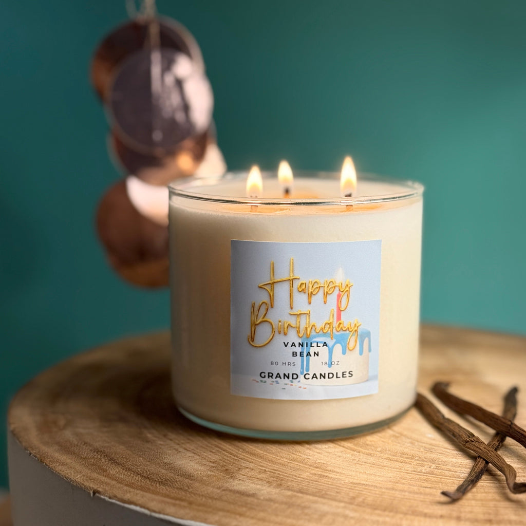 Happy Birthday Candle is a Honey Badger Books & Boutique candles selected for a clear product fit, gift-ready presentation, and everyday usefulness. Sourced from Grand Candles, it is categorized for shoppers looking for candles without mixing unrelated apparel, book, food, pet, or home-decor signals. Best-fit category: Home & Garden > Decor > Home Fragrances > Candles. This description supports Amazon and marketplace search while keeping the product identity accurate and specific.