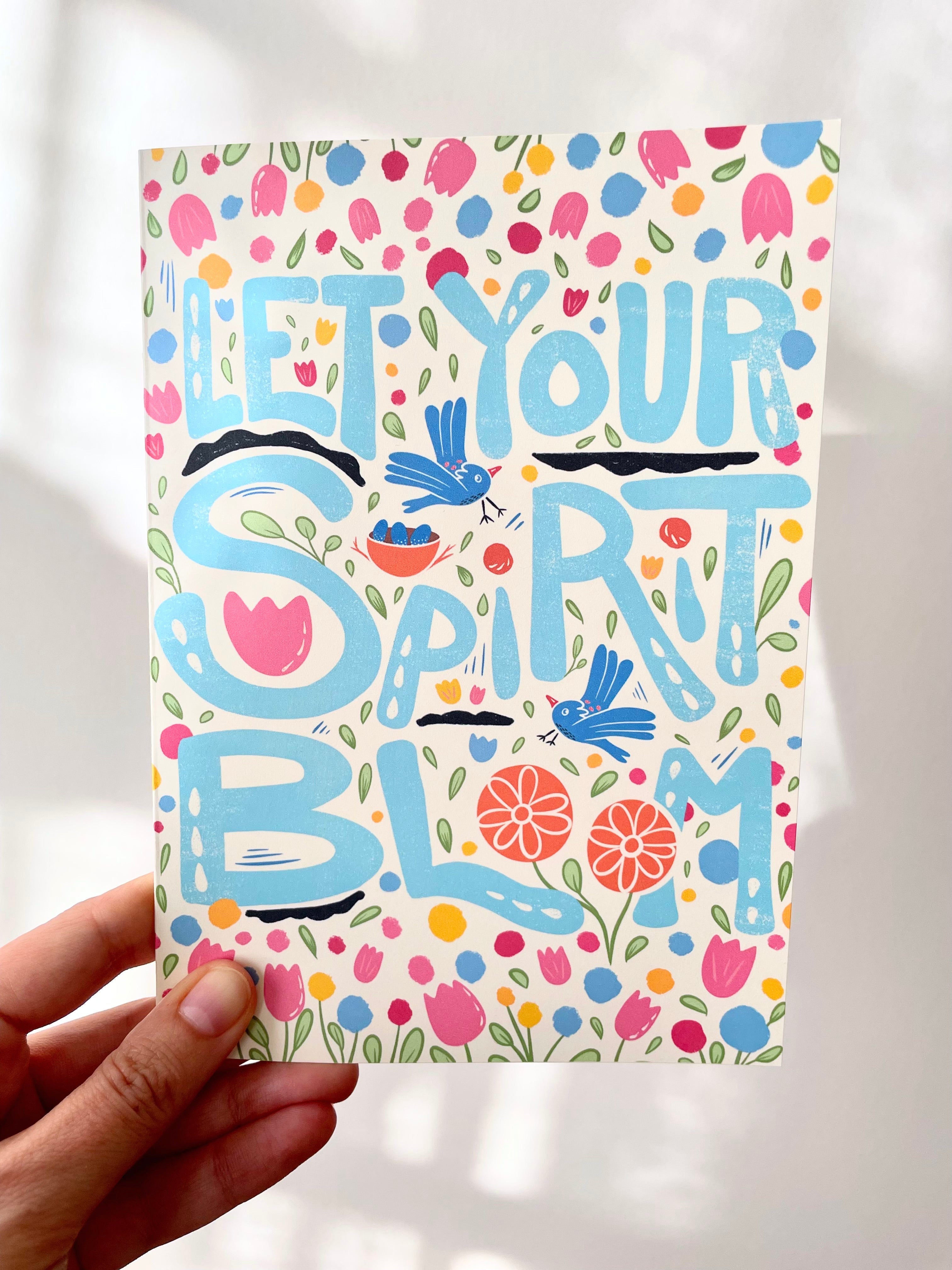 "Let Your Spirit Bloom" Garden Greetings Kit w. "Cultivate a Brighter Future" Seed Pack, Infosheets + Greeting Card (Celebrate Pollinators)