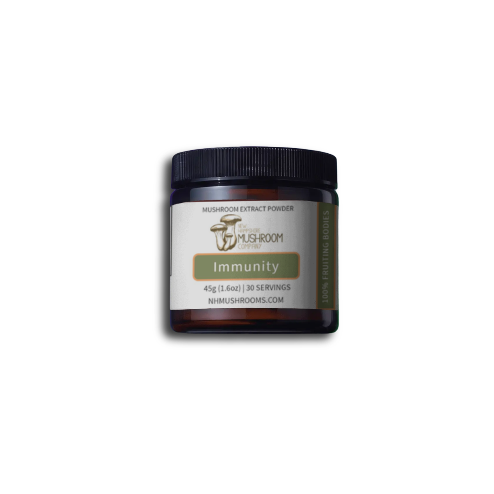 Immunity Blend – Mushroom Extract Powder is a mushroom extract powder chosen for customers browsing functional mushroom products, tinctures, powders, wellness pantry items, and self-care gifts. The description focuses on product format, mushroom variety, bottle or powder style, and listing options.