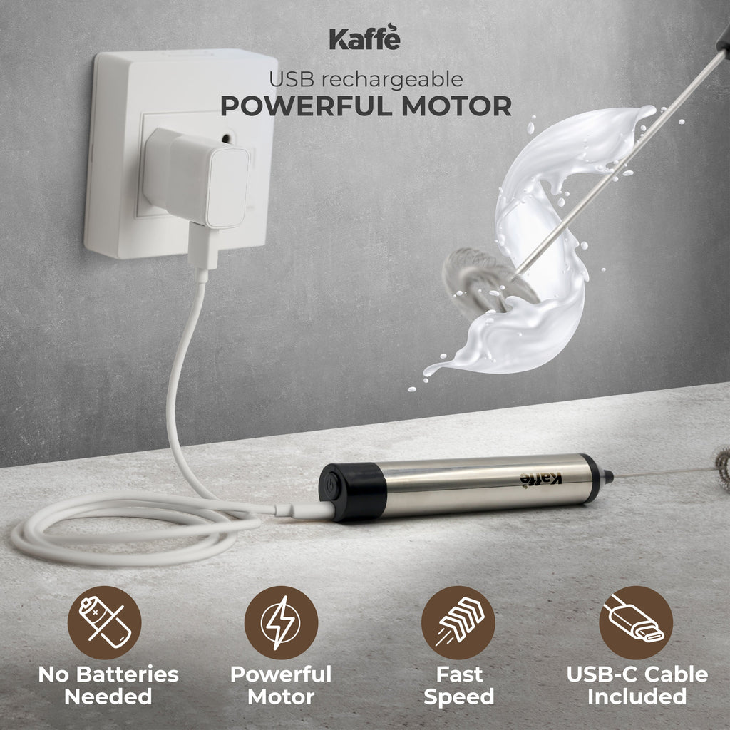 Milk Frother | Handheld Milk Frother (usb Rechargeable), Kf6022ns