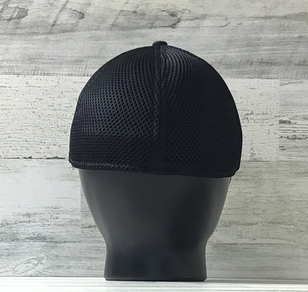 Catfish Tuff OG - Gorra Ajustada de Malla Elástica Técnica de Camuflaje Tonal Negro New Era ®