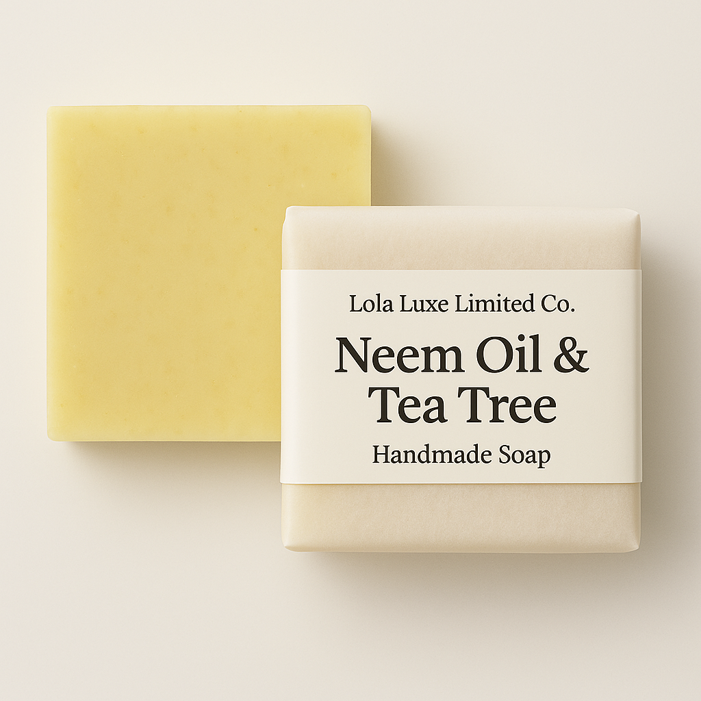 Jabón Artesanal Antimperfecciones de Aceite de Neem y Árbol de Té