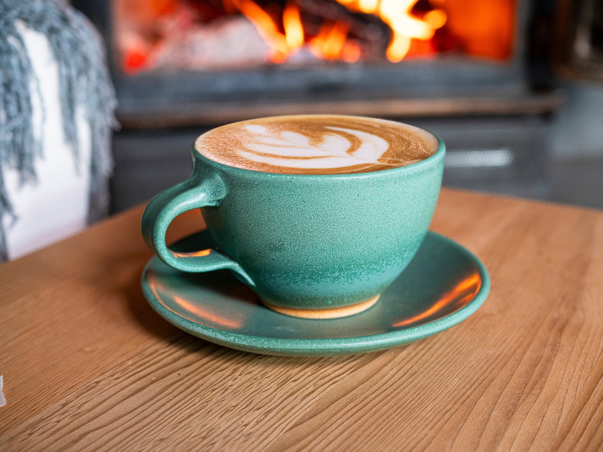 Cappuccino Cup, Latte Cup: Green/White, approximately 10 -12 oz, Stoneware is a stoneware latte cup selected for drinkware shoppers, coffee bars, kitchen tableware, gift sets, and cozy beverage routines. Material details include 𝗦 & 𝗗𝗘𝗦𝗜𝗚𝗡: Stoneware Clay: includes lighter and darker tones in the clay Green Glaze: may vary in lighter or darker green Materials: free of heavy metals (e. Available style options help shoppers choose the right version from the listing variants.
