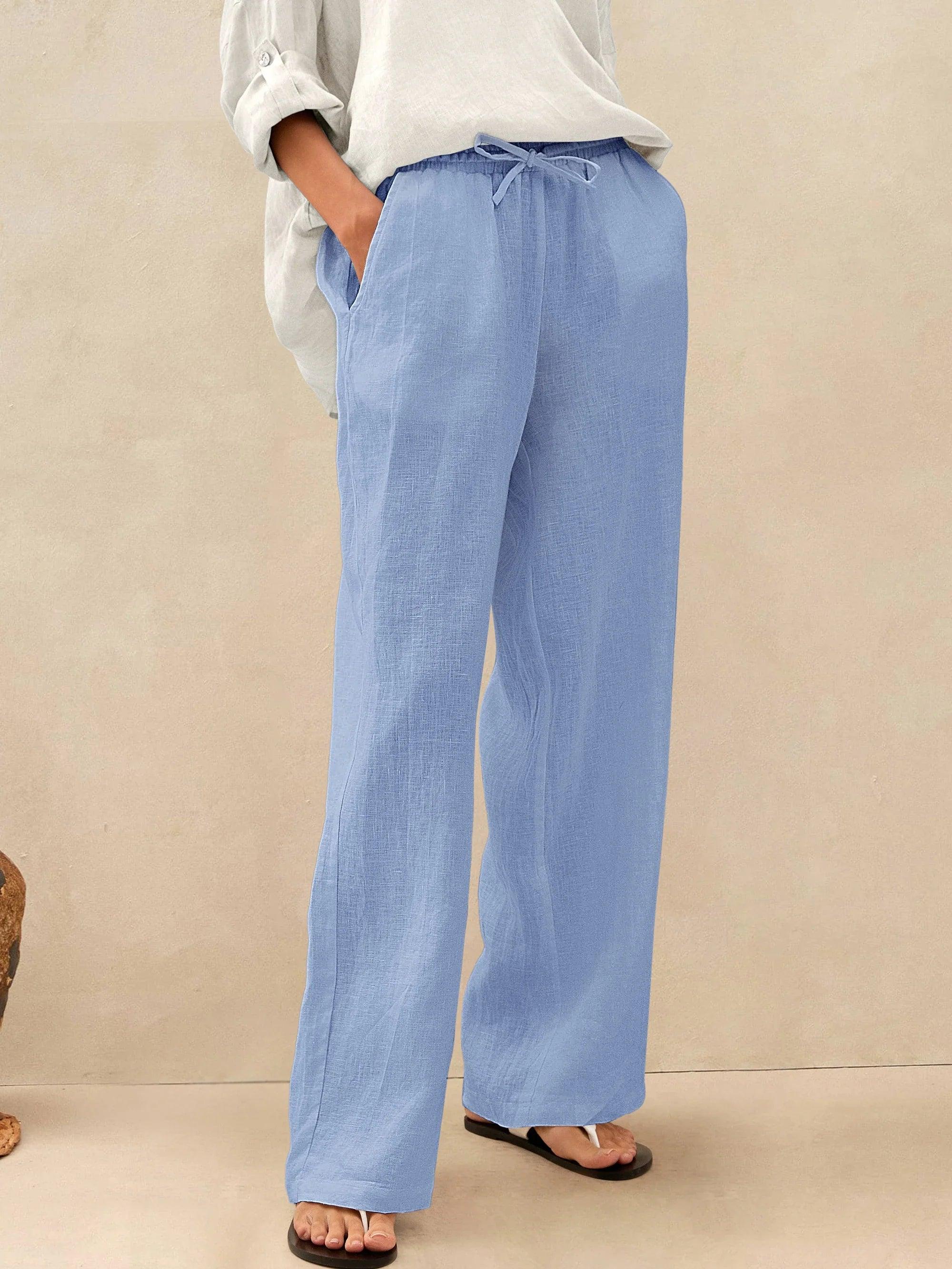 100 Linen Classic Pants Lyon