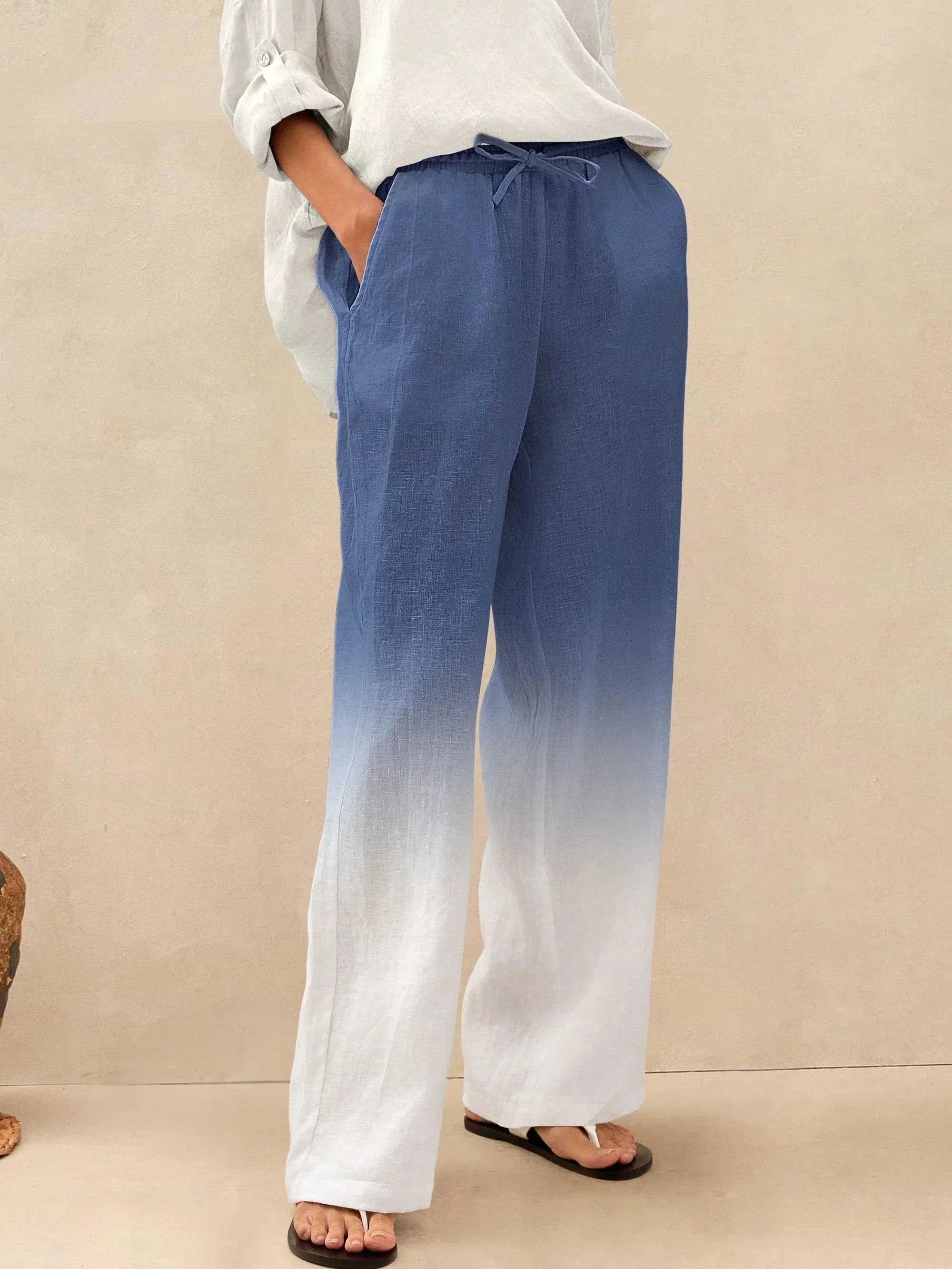 100 Linen Classic Pants Lyon