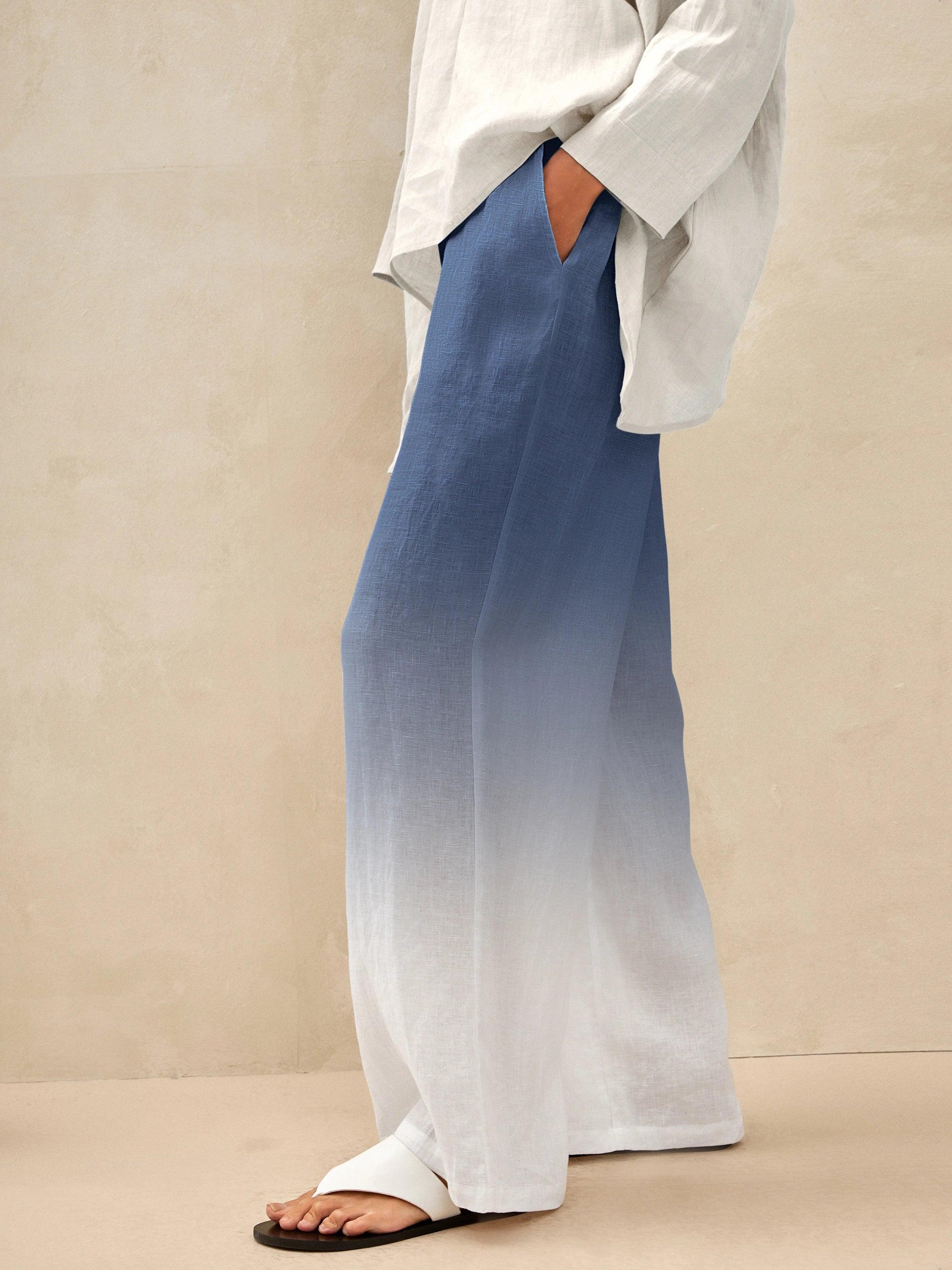 100 Linen Classic Pants Lyon