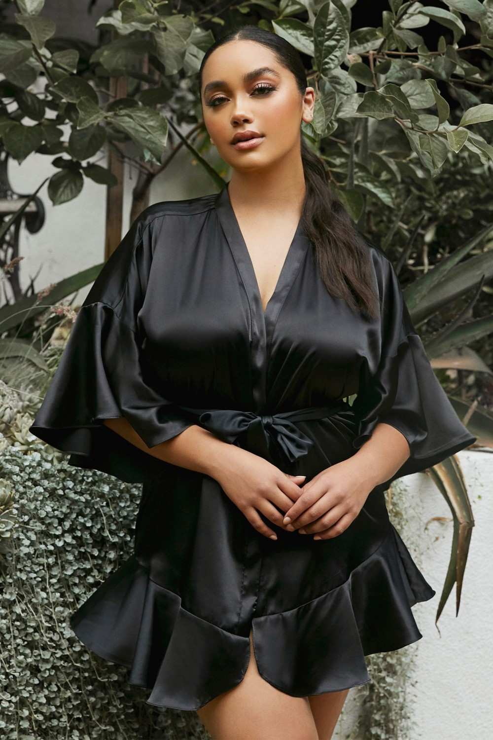 Robe | Luxury Soft Satin Kimono Robe by Cinderella Divine